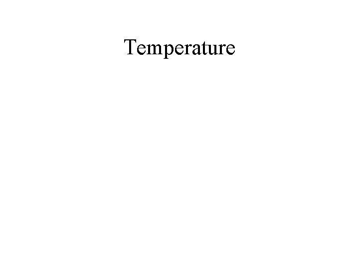 Temperature 