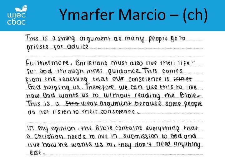 Ymarfer Marcio – (ch) 