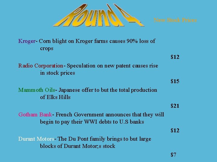 New Stock Prices Kroger- Corn blight on Kroger farms causes 90% loss of crops