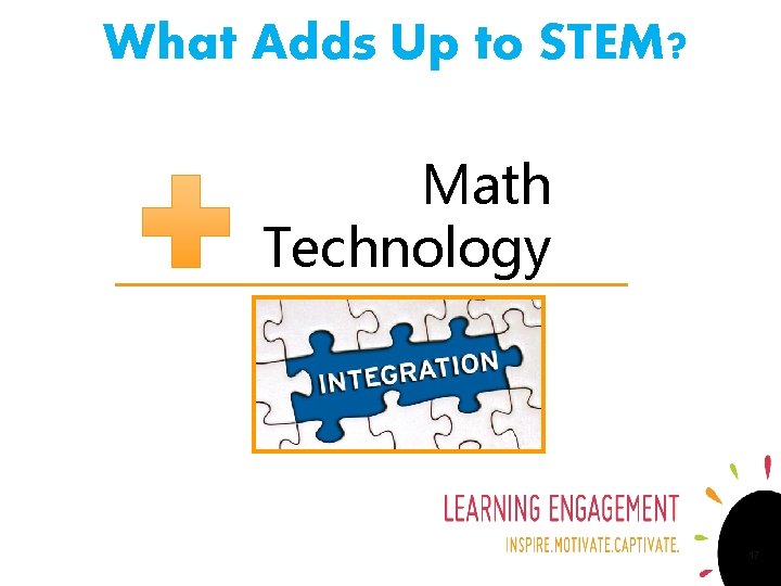 What Adds Up to STEM? Math Technology 17 