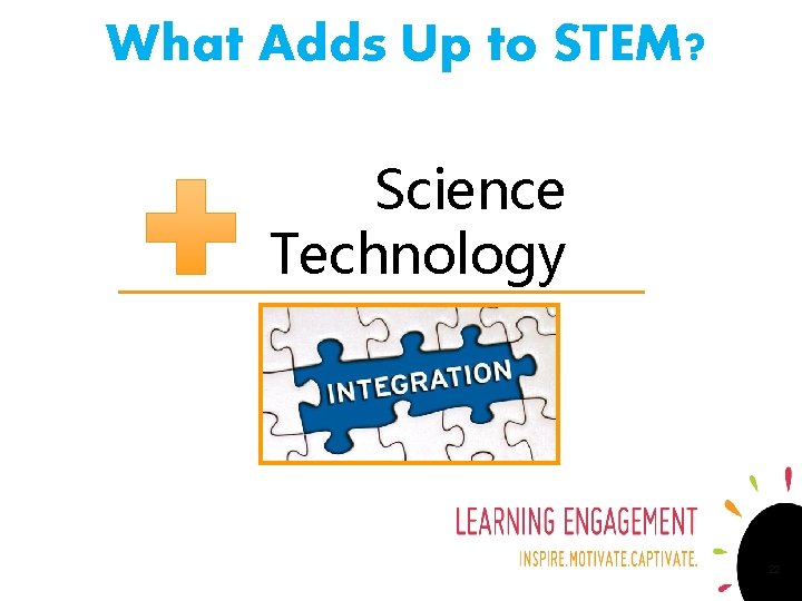 What Adds Up to STEM? Science Technology 22 