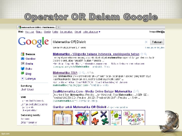 Operator OR Dalam Google 