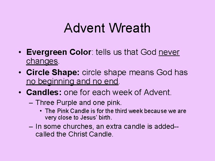 Advent Advent means coming Prepare for Jesus birth