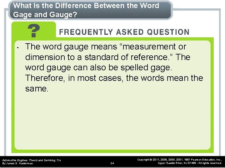 What Is the Difference Between the Word Gage and Gauge? • The word gauge