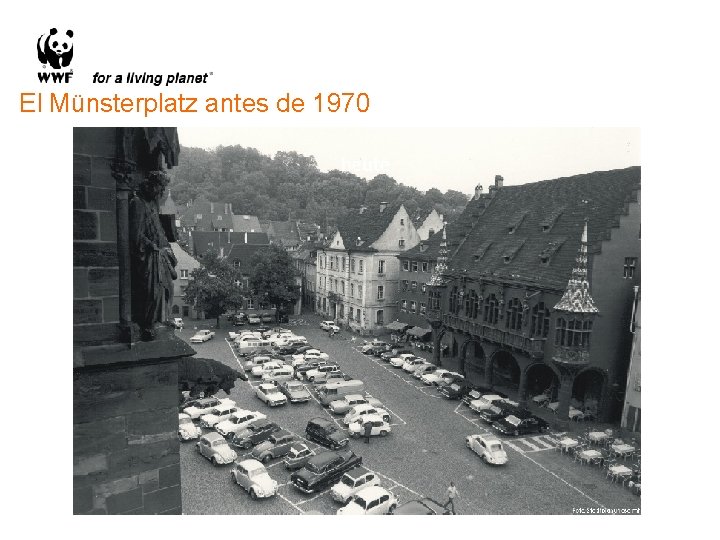 El Münsterplatz antes de 1970 