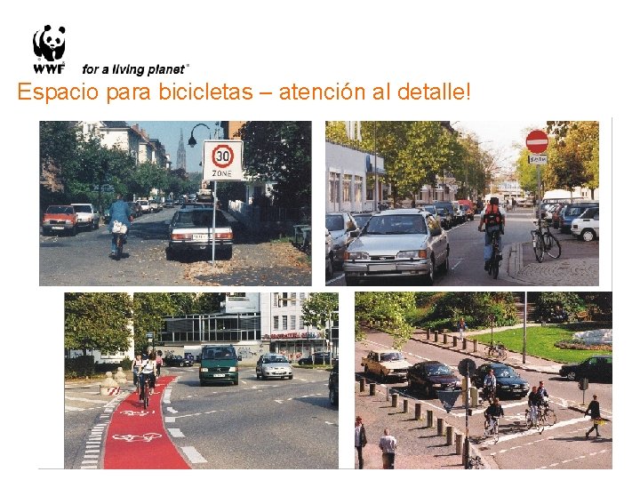 Espacio para bicicletas – atención al detalle! 