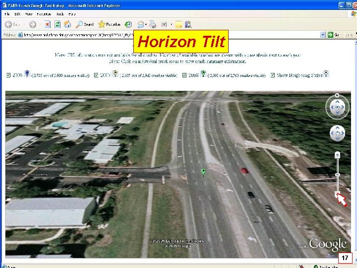 Horizon Tilt National Center for Statistics & Analysis 17 17 