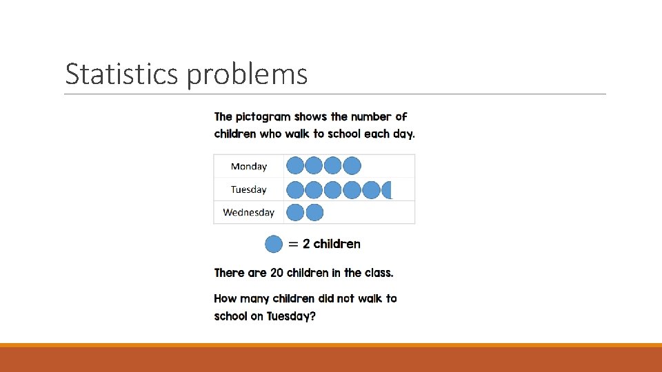 Statistics problems 