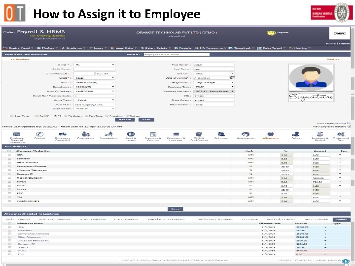 How to Assign it to Employee Mail us : support@orangewebtech. com Call Us :