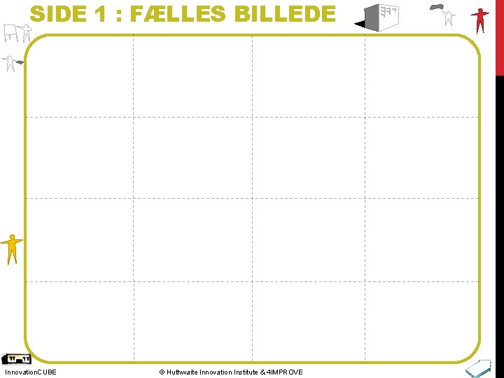SIDE 1 : FÆLLES BILLEDE Innovation. CUBE © Huthwaite Innovation Institute & 4 IMPROVE