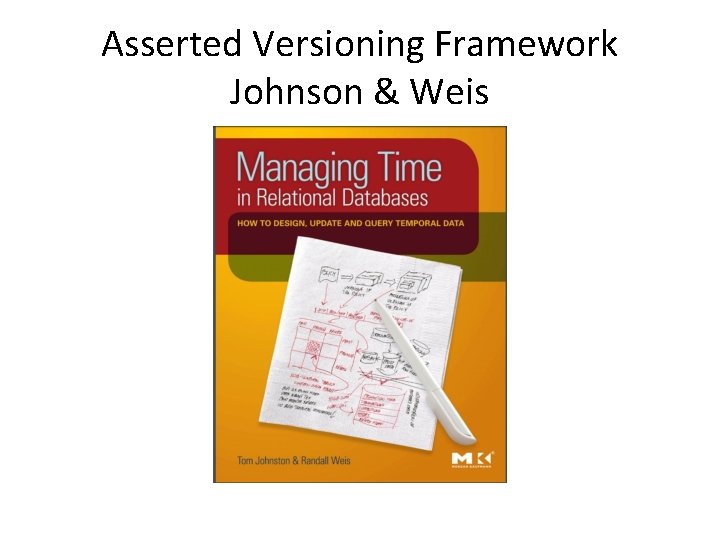 Asserted Versioning Framework Johnson & Weis 