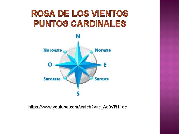 ROSA DE LOS VIENTOS PUNTOS CARDINALES https: //www. youtube. com/watch? v=c_Ac 9 VR 11