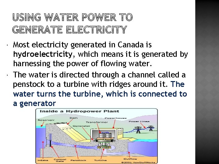 Lesson 12 November 25 th 2010 The electricity