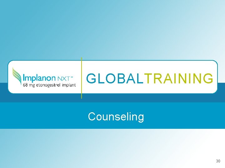 GLOBALTRAINING Counseling 30 