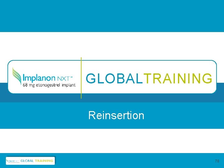 GLOBALTRAINING Reinsertion 78 