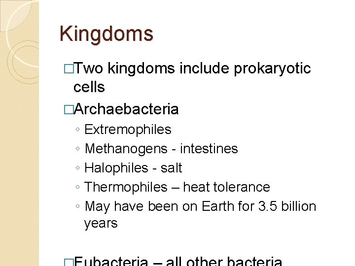 Bacteria An Overview Bacteria Bacteria is the plural