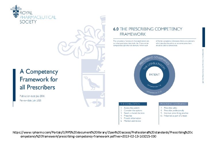 https: //www. rpharms. com/Portals/0/RPS%20 document%20 library/Open%20 access/Professional%20 standards/Prescribing%20 c ompetency%20 framework/prescribing-competency-framework. pdf? ver=2019 -02