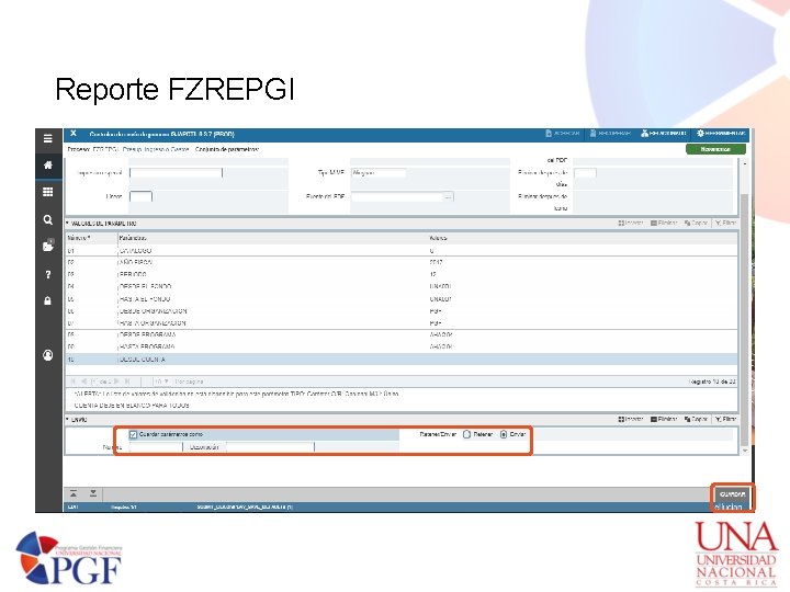 Reporte FZREPGI 