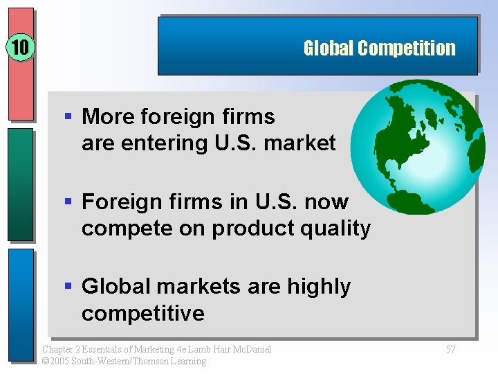 10 Global Competition § More foreign firms are entering U. S. market § Foreign