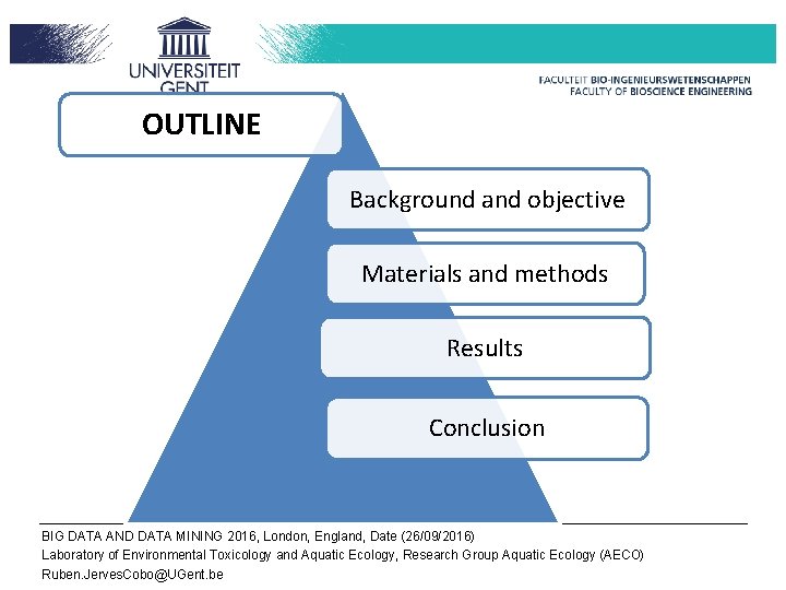 OUTLINE Background and objective Materials and methods Results Conclusion BIG DATA AND DATA MINING