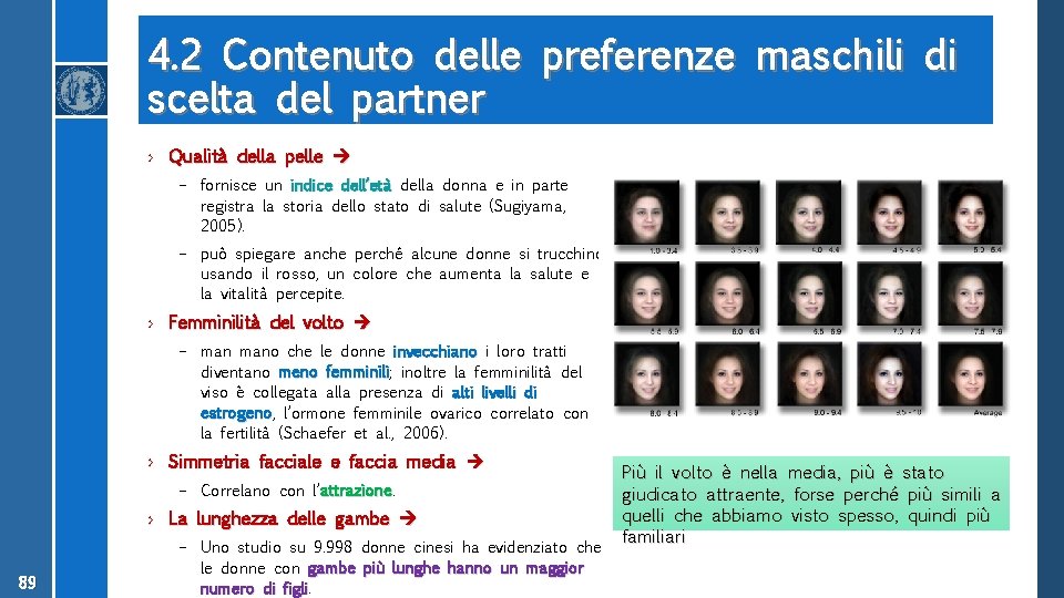 4. 2 Contenuto delle preferenze maschili di scelta del partner › Qualità della pelle