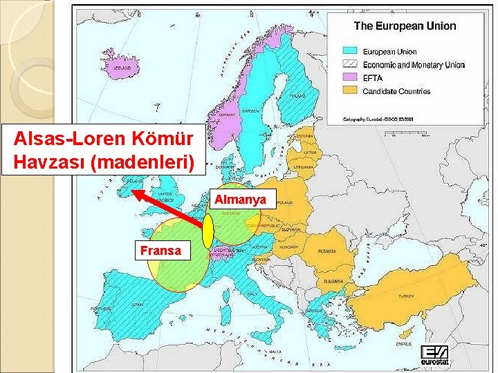 Alsas-Loren Kömür Havzası (madenleri) Almanya Fransa 
