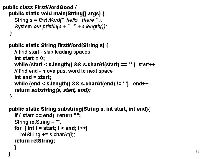public class First. Word. Good { public static void main(String[] args) { String s
