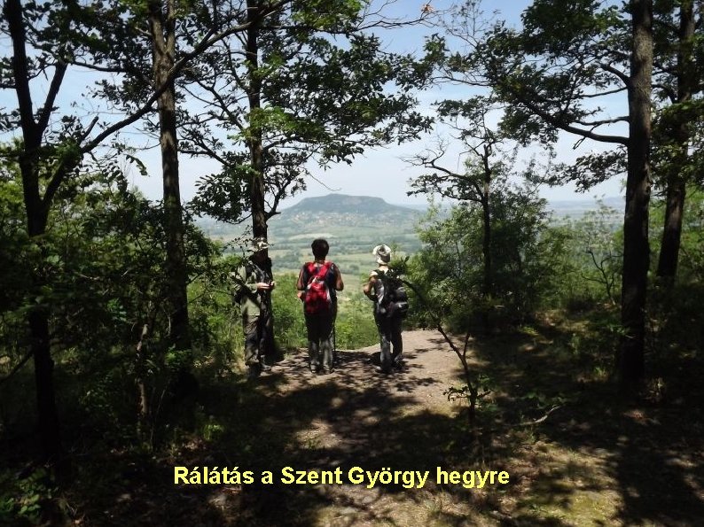 Rálátás a Szent György hegyre 
