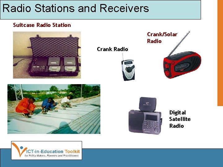 Radio Stations and Receivers Suitcase Radio Station Crank/Solar Radio Crank Radio Digital Satellite Radio