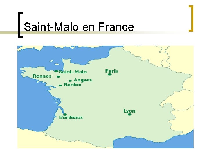 Saint-Malo en France 