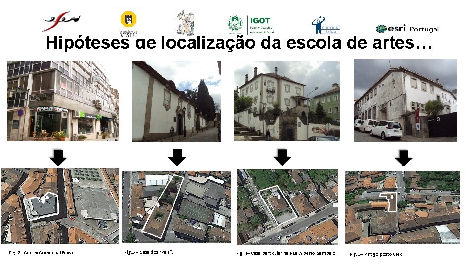 Hipóteses de localização da escola de artes… Fig. 2– Centro Comercial Ecovil. Fig. 3