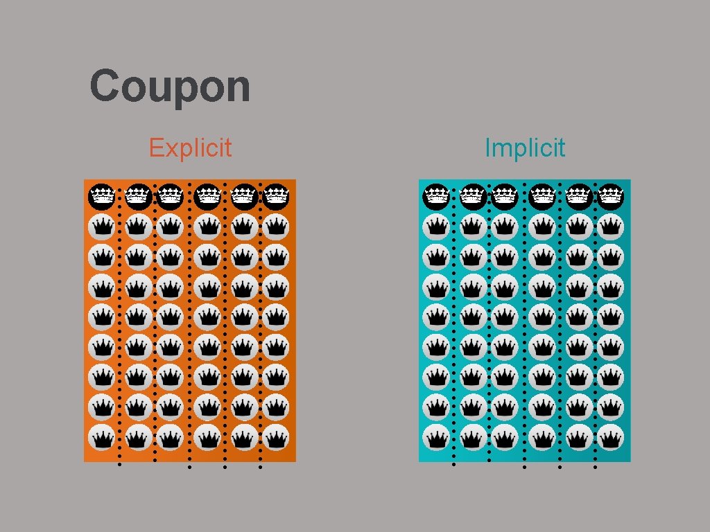 Coupon Explicit Implicit 