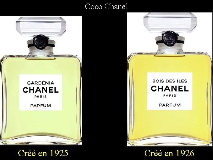 Coco Chanel 2 Créé en 1925 Créé en 1926 
