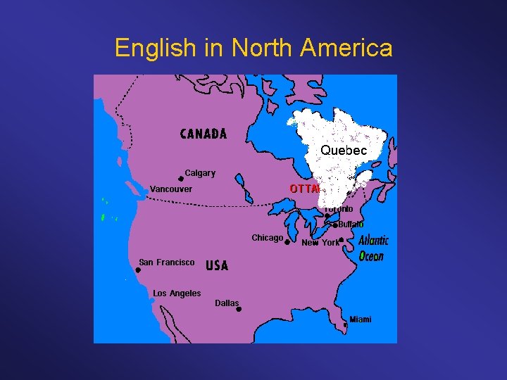 English in North America 
