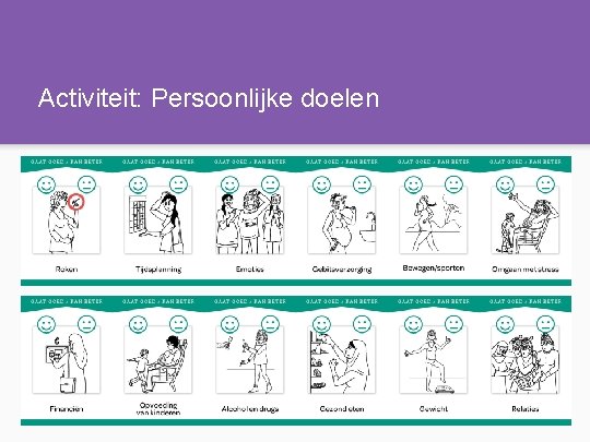 Activiteit: Persoonlijke doelen 