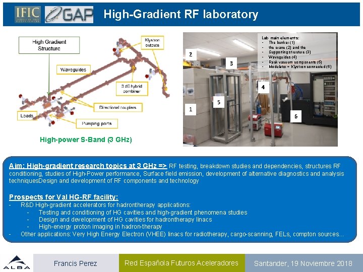 High-Gradient RF laboratory 2 3 Lab main elements: • The bunker (1) • the