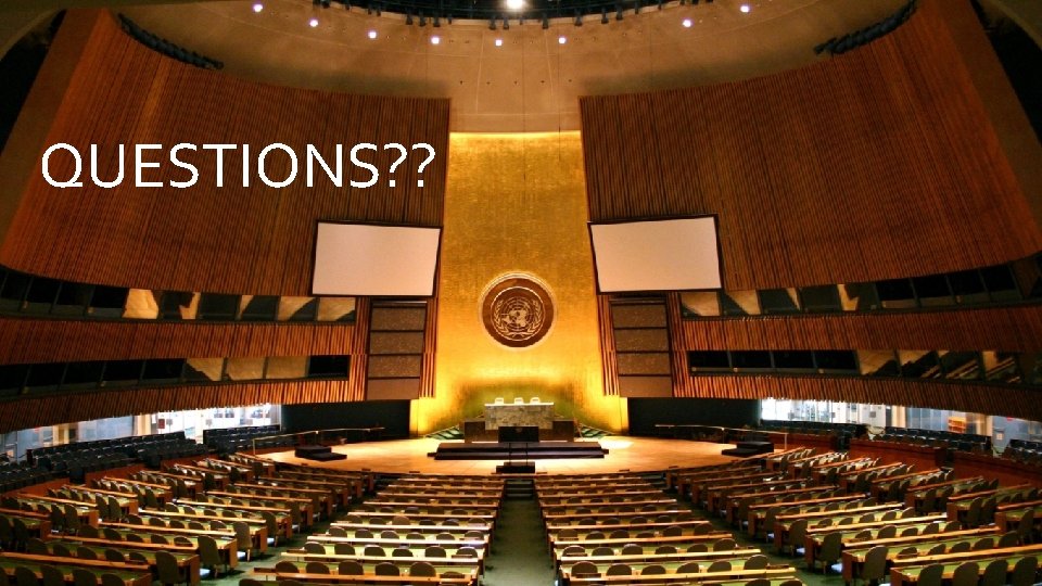 QUESTIONS? ? 