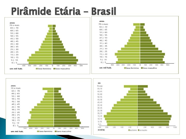 Pirâmide Etária – Brasil 