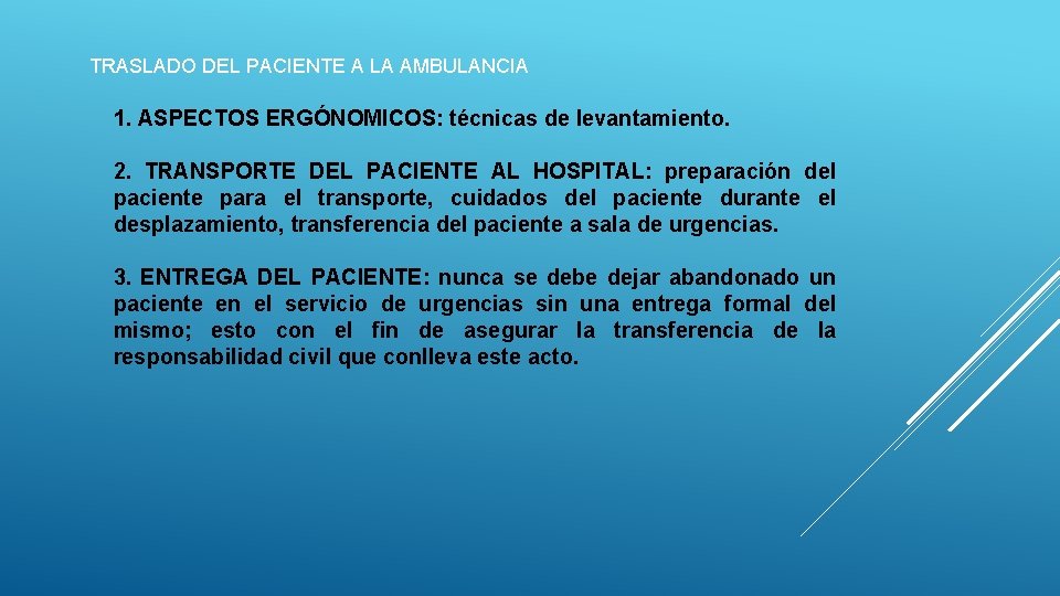 PROTOCOLO DE TRASLASDO DE PACIENTES EN AMBULANCIA LEIDY