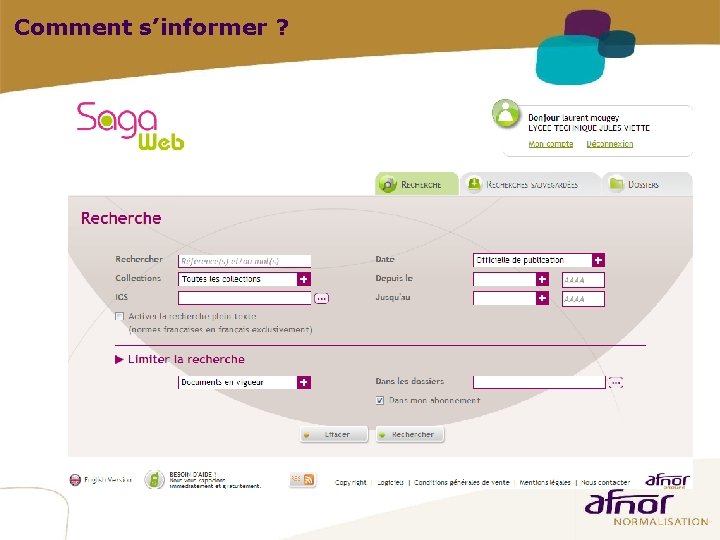 Comment s’informer ? 17 Comment s’informer ? 17