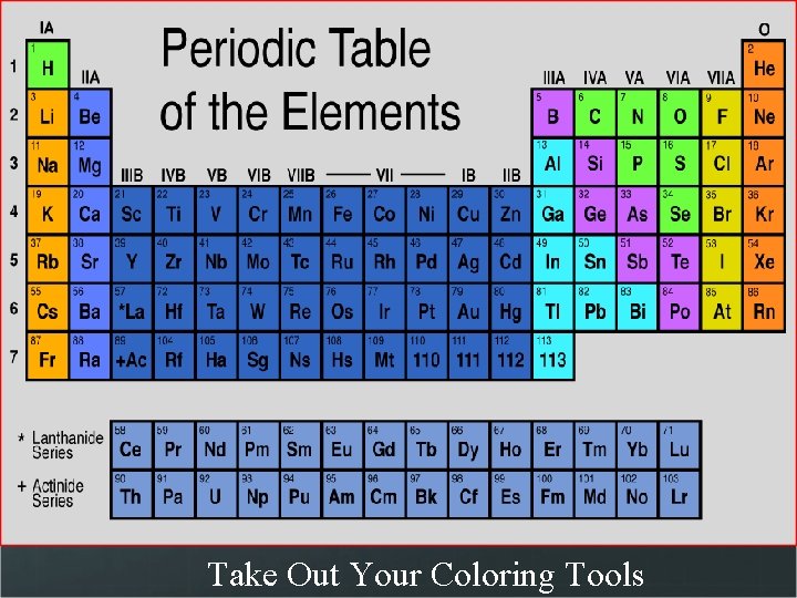 Take Out Your Coloring Tools 