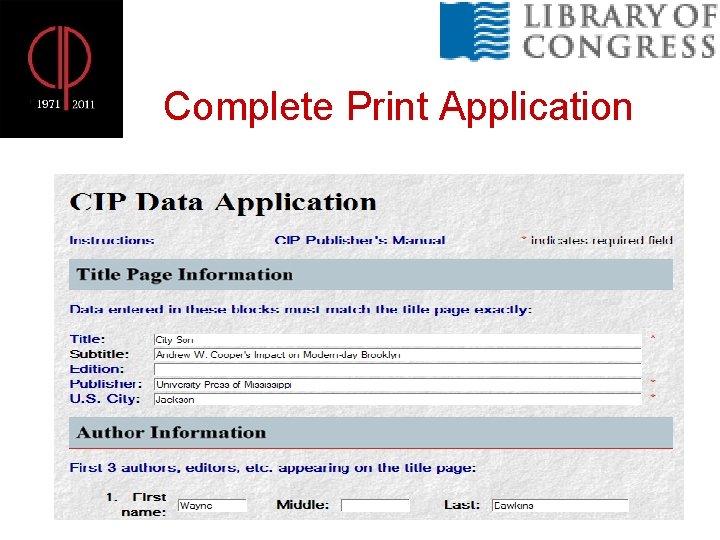Complete Print Application 