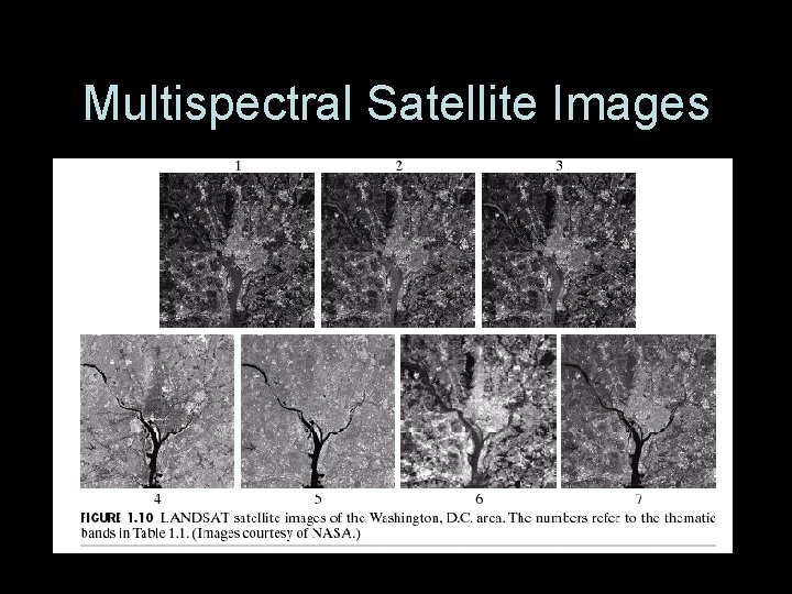 Multispectral Satellite Images Digtial Image Processing, Spring 2006 5 