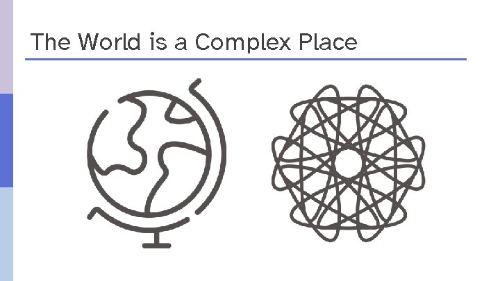 The World is a Complex Place 