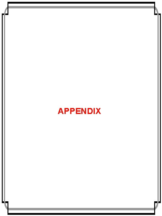 APPENDIX 