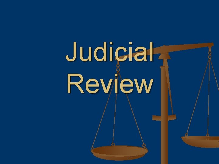 Judicial Review 