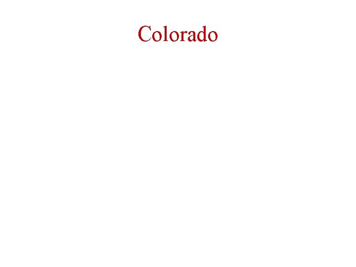 Colorado 