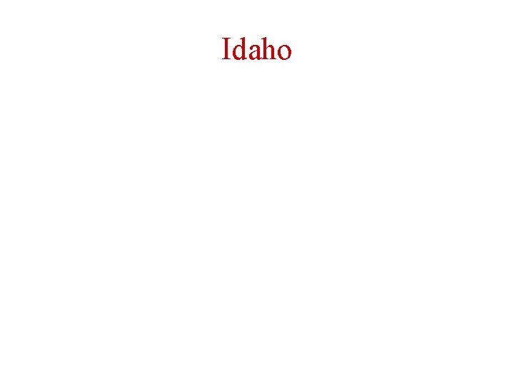 Idaho 