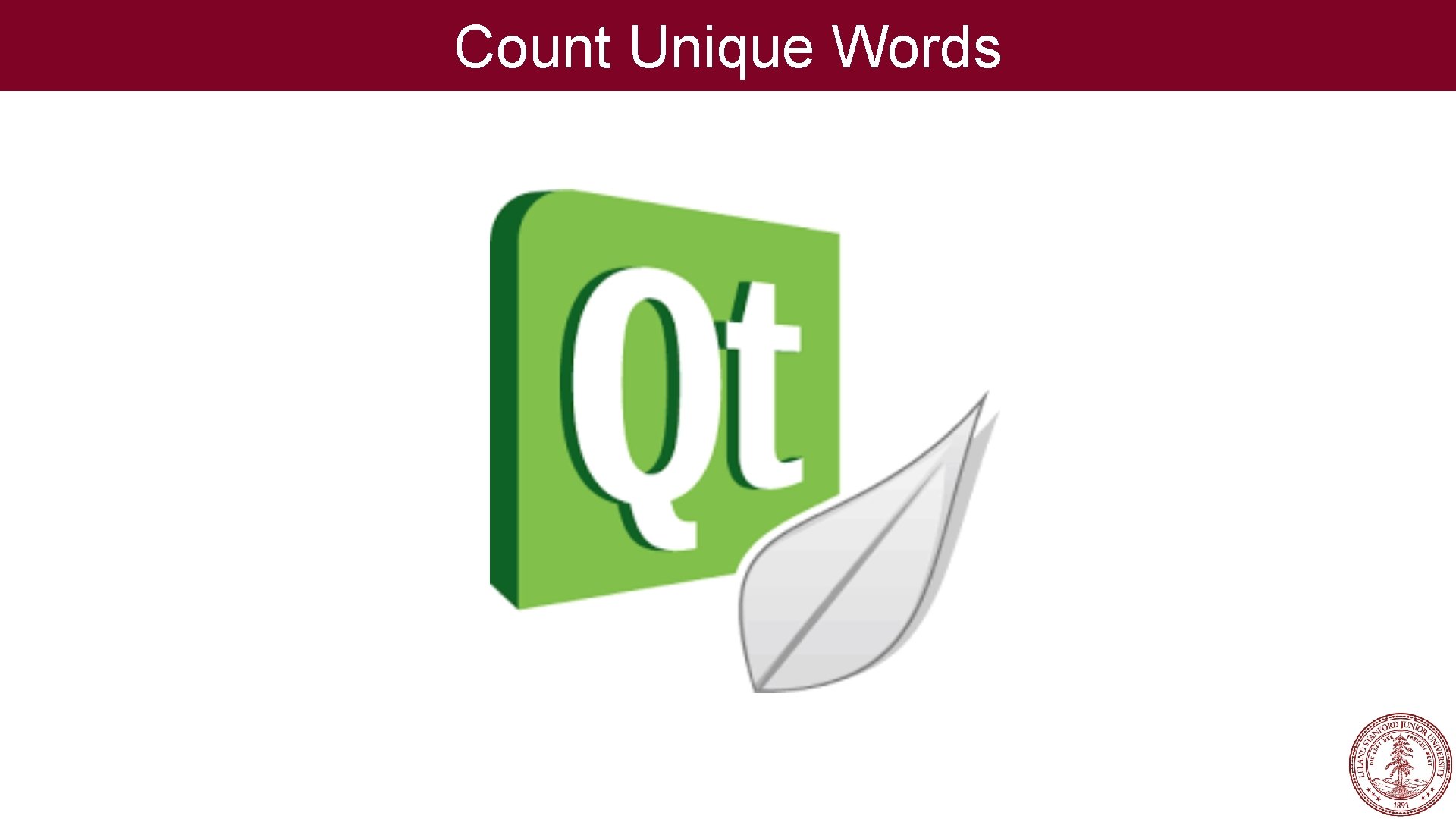 Count Unique Words Count Unique Words