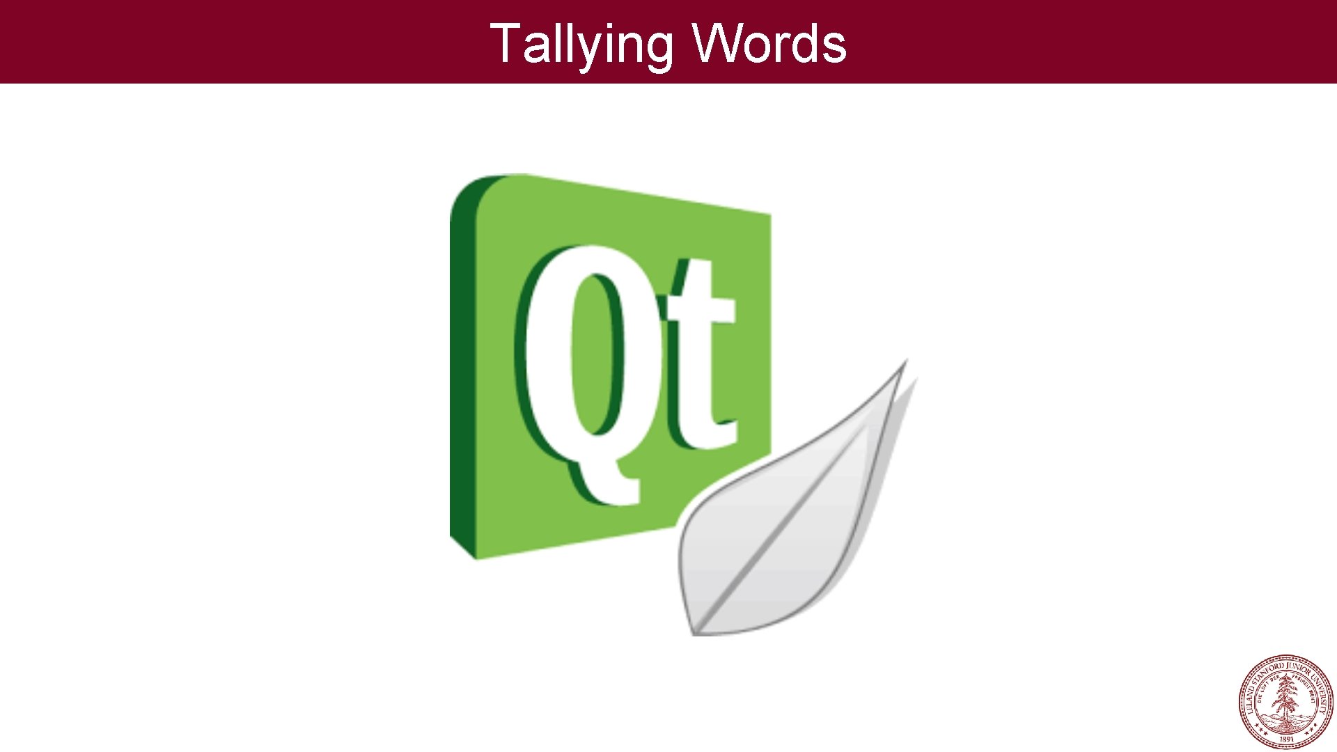 Tallying Words Tallying Words